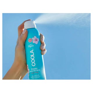 Coola sunscreen spray guava mango spf 50