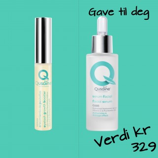 Kjøp Qusaine eyelash  få 1 facial serum  på kjøpet